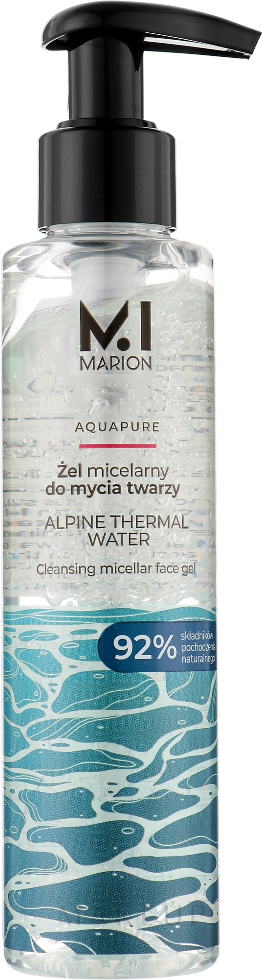 Mizellen-Reinigungsgel zum Waschen mit Thermalwasser - Marion Aquapure Alpine Thermal Water Micellar Gel  — Bild 150 ml