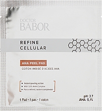 AHA-Peeling-Pads - Babor Doctor Babor Refine Cellular AHA Peel Pads — Bild N2