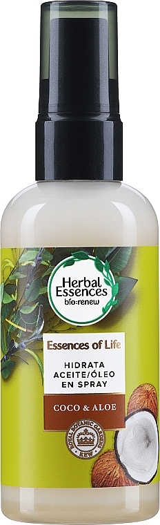 Zweiphasiges feuchtigkeitsspendendes Öl mit Kokosnuss und Aloe - Herbal Essences Coco & Aloe Hair Oil — Bild N1