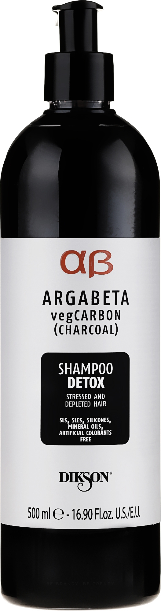 Entgiftendes Shampoo mit Aktivkohle - Dikson Argabeta Shampoo Detox — Bild 250 ml