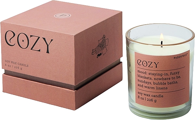 Duftkerze im Glas - Paddywax Mood Candle Cozy Cashmere & French Orris — Bild N1