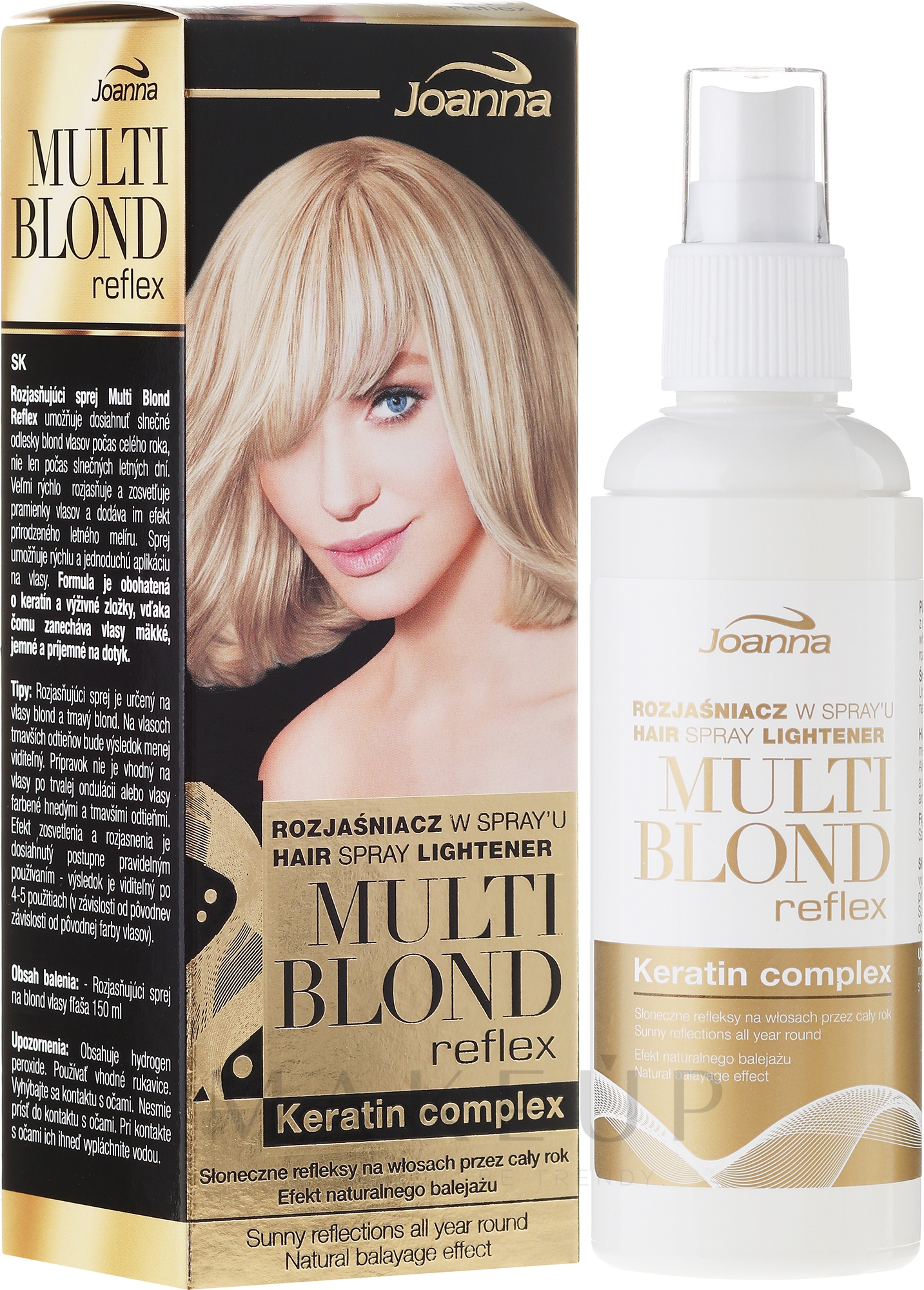 Haar Aufhellungsspray - Joanna Multi Blond Spray — Bild 150 ml