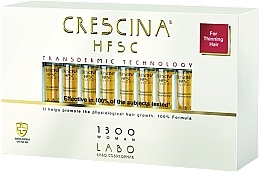 Düfte, Parfümerie und Kosmetik Ampullen gegen Haarausfall für Frauen - Crescina Transdermic HFSC Woman 1300