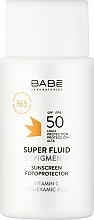 Düfte, Parfümerie und Kosmetik Sonnenschutzfluid SPF 50 - Babe Laboratorios Sun Protection Super Fluid Depigment+ SPF50 