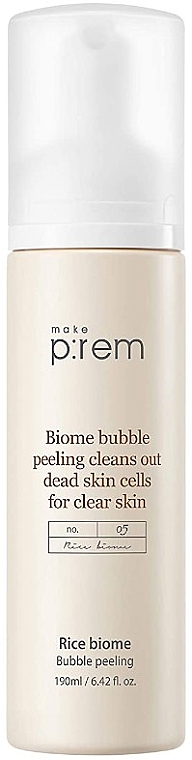 Schäumendes Peeling mit Reisbiom - Make P:rem Rice Biome Bubble Peeling — Bild N1