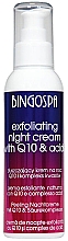 Peeling-Nachtcreme mit Coenzym Q10 und Säurekomplex - BingoSpa Exfoliating Night Cream — Bild N1