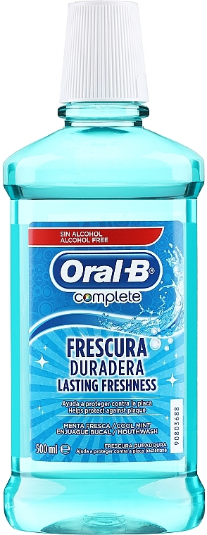 Mundwasser Frostige Frische - Oral-B Complete Lasting Freshness Cool Mint — Bild N1