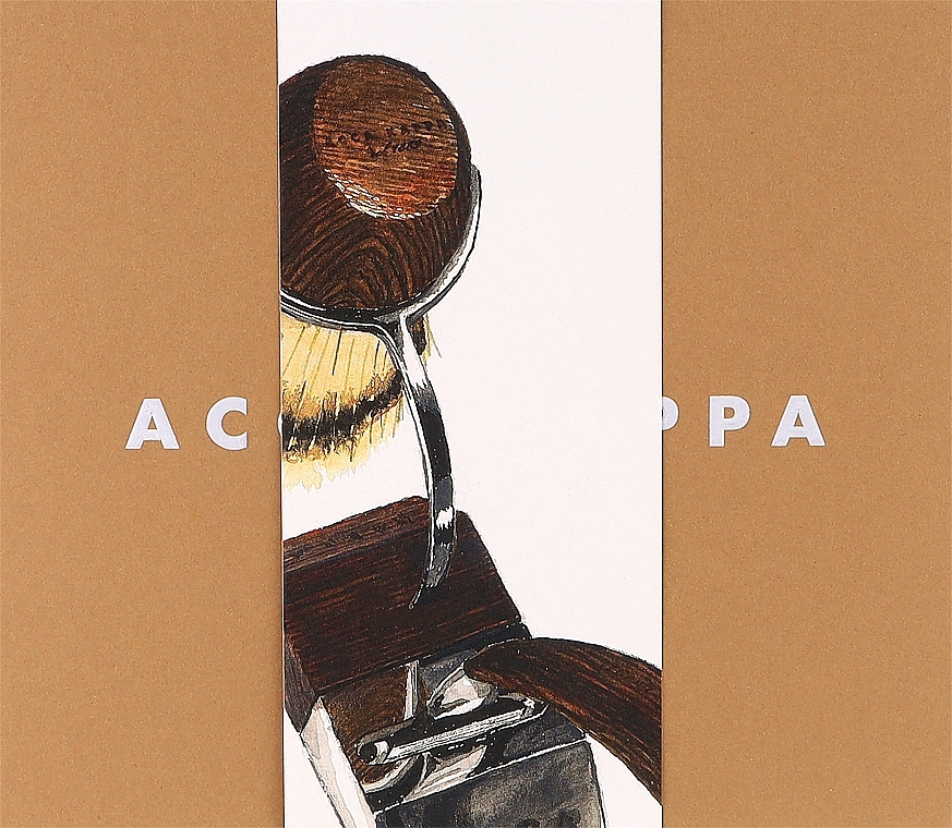 Rasierset - Acca Kappa Shaving Set With Stand Wenge Wood (razor/1pc + brush/1pc + stand/1pc) — Bild N3