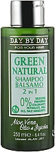 Düfte, Parfümerie und Kosmetik 2in1 Shampoo-Balsam mit Jojobaöl und Aloe Vera für alle Haartypen - Alan Jey Green Natural Shampoo-Balsam