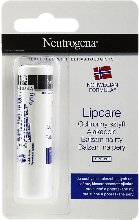 Lippenpflege mit LSF 20 - Neutrogena Norwegian Formula Lipcare SPF20