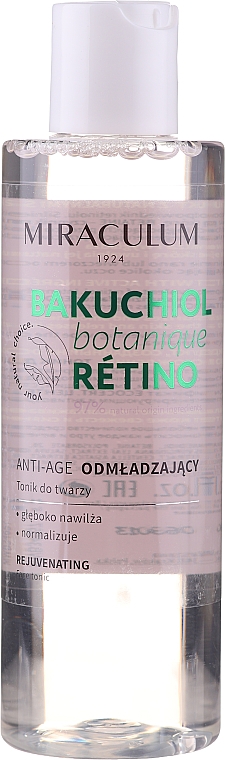 GESCHENK! Verjüngendes Gesichtswasser - Miraculum Bakuchiol Botanique Retino Tonic — Bild N1