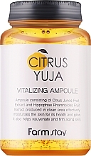 Düfte, Parfümerie und Kosmetik Ampullen-Gesichtsserum mit Yuzu-Extrakt - FarmStay Citrus Yuja Vitalizing Ampoule