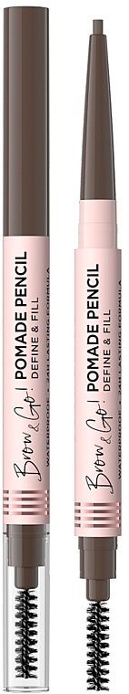 Augenbrauen-Pomade-Stift - Eveline Cosmetics Brow & Go Pomade Pencil — Bild N1