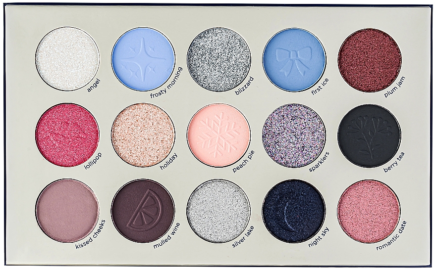 Lidschattenpalette mit 15 Farben - Parisa Cosmetics Winter Kisses Eyeshadow Palette — Bild N10