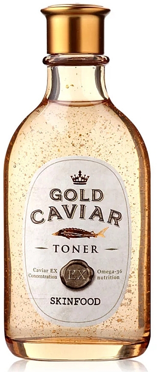 Gesichtstoner - Skinfood Gold Caviar EX Toner — Bild N1