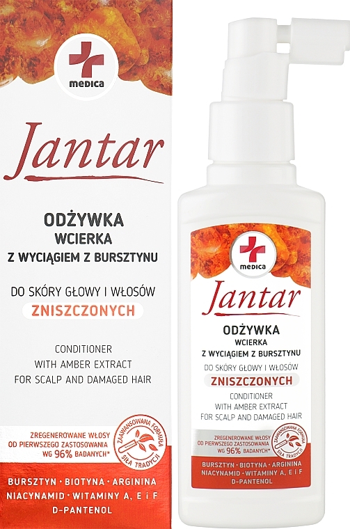 Conditioner mit Bernsteinextrakt für Kopfhaut und strapaziertes Haar - Farmona Jantar Medica Conditioner with Amber Extract — Bild N2