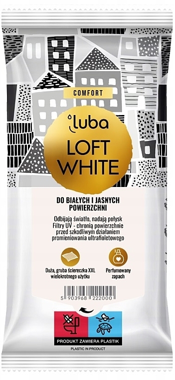 Tücher für weiße und helle Oberflächen - Luba Comfort Loft White — Bild N1