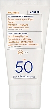 Düfte, Parfümerie und Kosmetik Sonnencreme für das Gesicht - Korres Yoghurt Sunscreen Face & Eyes Cream SPF50