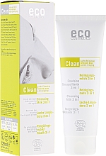 Düfte, Parfümerie und Kosmetik 3in1 Reinigungsmilch mit Grüntee und Myrte - Eco Cosmetics