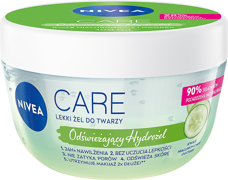 Nivea Care Fresh Hydro Gel - Gesichtsgel-Creme mit Gurkenextrakt — Bild N1