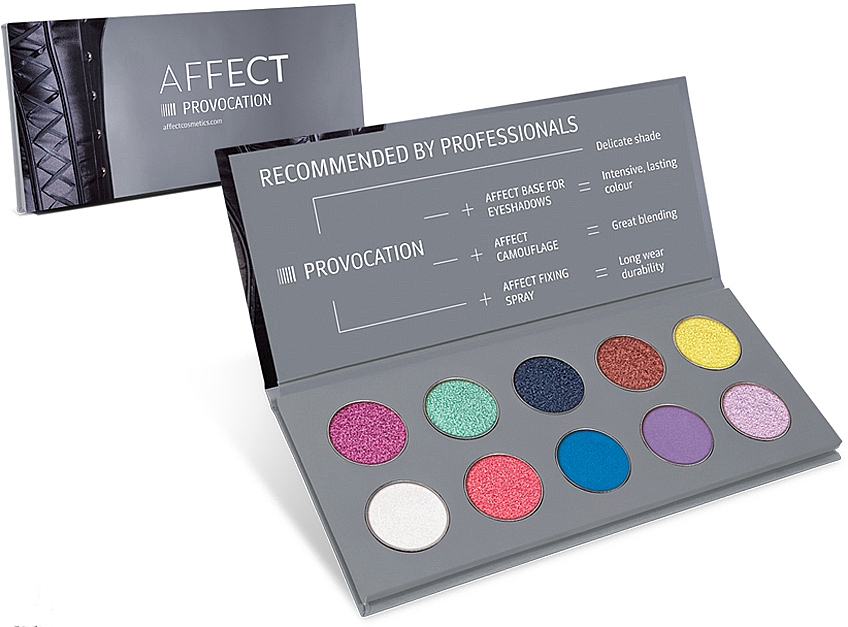Lidschattenpalette - Affect Cosmetics Provocation Eyeshadow Palette — Bild N1