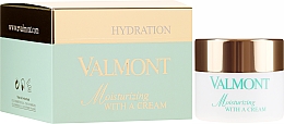 Feuchtigkeitsspendende Gesichtscreme - Valmont Moisturizing With A Cream — Bild N1