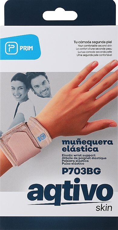 Elastische Bandage für leichte Handgelenksverletzungen - Prim Aqtivo Skin P703BG  — Bild N1
