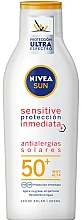Antiallergische Sonnenschutzmilch für den Körper SPF 50+ - Nivea Sun Anti-allergic Sun Protector Sensitiv Milk — Bild N1