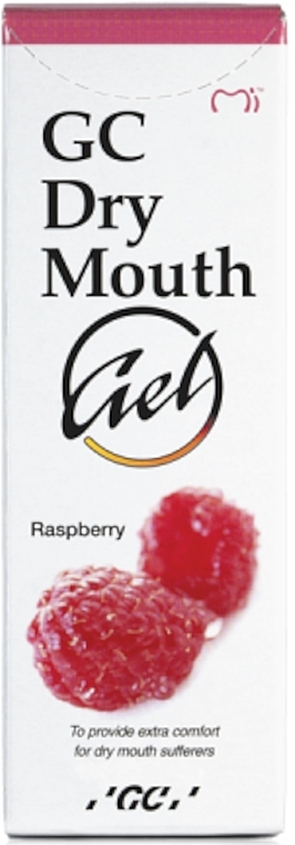 Gel gegen Mundtrockenheit mit Himbeergeschmack - GC Dry Mouth Gel Raspberry — Bild N1