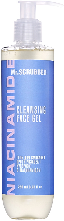 Gesichtsgel gegen Rosacea mit Niacinamid - Mr.Scrubber Face ID. Niacinamide Cleansing Face Gel — Bild N1