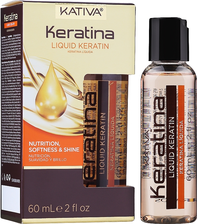 Regenerierendes Haaröl mit Keratin - Kativa Keratina Liquid — Bild N2