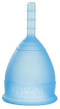 Menstruationstasse Modell 1 blau - Lunette Reusable Menstrual Cup Blue Model 1 — Bild N2