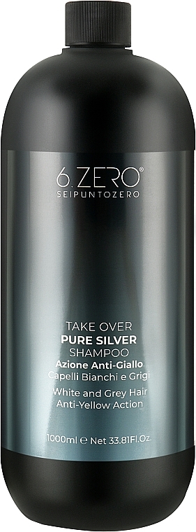 Shampoo mit Anti-Gelb-Effekt - Seipuntozero Take Over Pure Silver — Bild N3