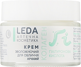 Feuchtigkeitsspendende Gesichtscreme für die Nacht - Leda Moisturizing Night Cream — Bild N5