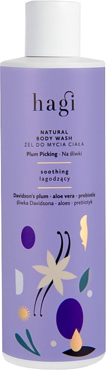 Duschgel Pflaume - Hagi Plum Picking Natural Body Wash  — Bild N1