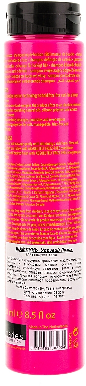 Shampoo mit Macadamiaöl - Mades Cosmetics Absolutely Frizz-free Shampoo Curly Whirly — Bild N2