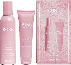 Düfte, Parfümerie und Kosmetik Haarpflegeset - Roze Avenue Curl & Structure Duo Box (Haarmousse 250ml + Haarcreme 150ml)
