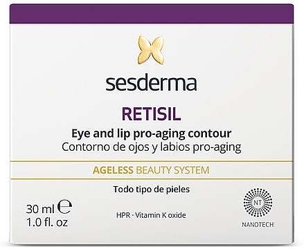 Creme für die Haut um Augen und Lippen - SesDerma Laboratories Retisil Eye And Lip Cream — Bild N6