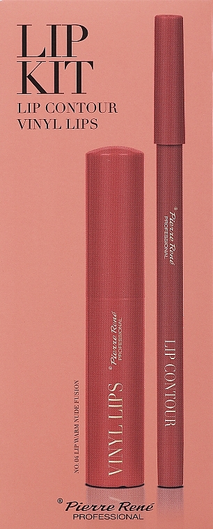 Lippen-Make-up-Set - Pierre Rene Lip Kit (Lippenkonturenstift 1.4g + Lippenstift 8ml)  — Bild N6