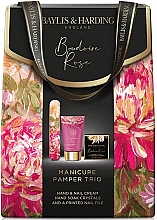 Nagelpflegeset - Baylis & Harding Boudoire Rose Luxury Manicure Pamper Trio  — Bild N1