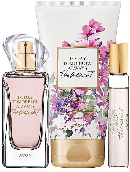 Avon Today Tomorrow Always The Moment - Duftset (Eau de Parfum 50ml + Eau de Parfum 10ml + Körpercreme 150ml)  — Bild N1