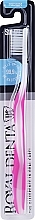 Zahnbürste mittel mit Silber-Nanopartikeln rosa - Royal Denta Silver Medium Toothbrush — Bild N1