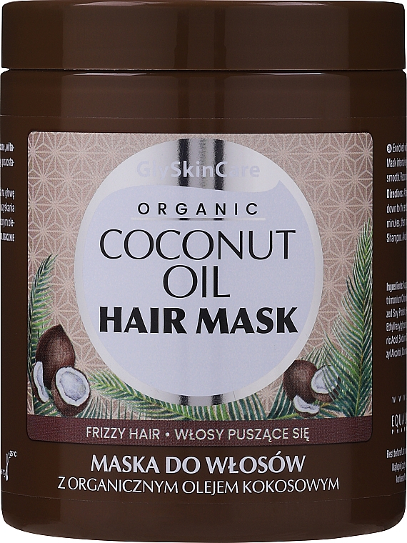 Haarmaske mit Bio Kokosöl - GlySkinCare Coconut Oil Hair Mask — Bild N1