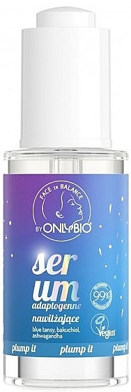 Adaptogenes feuchtigkeitsspendendes Gesichtsserum  - Only Bio Face In Balance Adaptogenic Moisturizing Serum  — Bild N1