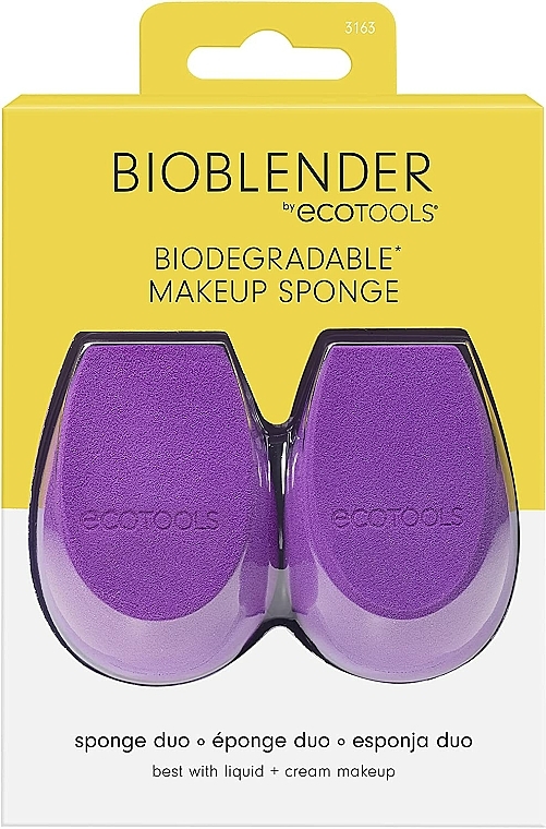 Make-up Schwamm violett 2 St. - EcoTools BioBlender Duo — Bild N1