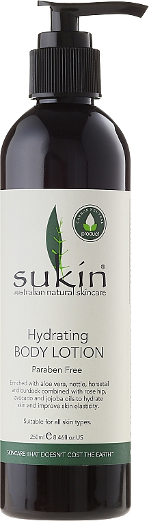 Feuchtigkeitsspendende Körperlotion für alle Hauttypen - Sukin Hydrating Body Lotion — Bild N1