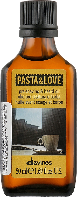 2in1 Pre-Shave- und Bartöl - Davines Pasta & Love Pre Shaving + Beard Oil — Bild N1