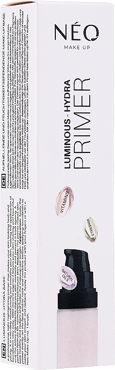 Feuchtigkeitsspendender Gesichtsprimer mit Vitamin E und Hydromanil - NEO Make Up Luminous Hydra Primer — Bild N2