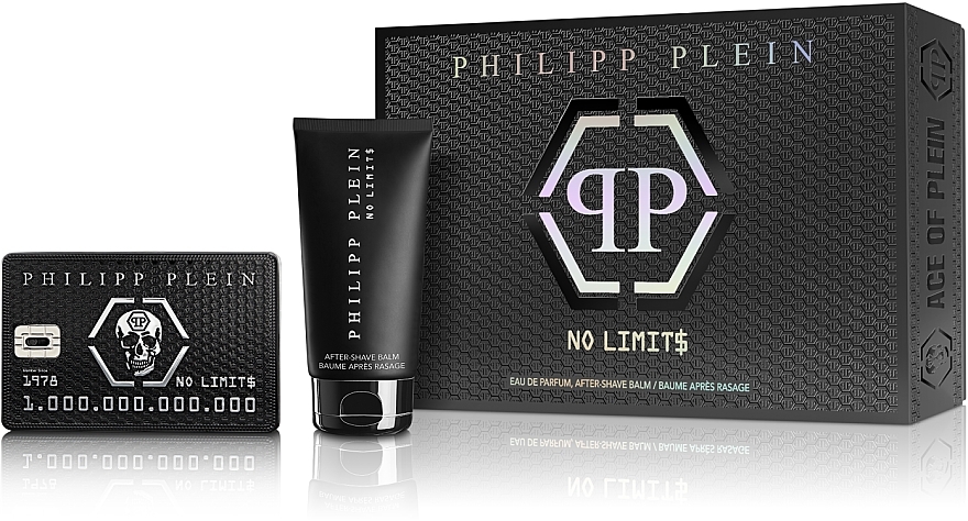 Philipp Plein No Limits - Duftset (Eau de Parfum 50ml + After Shave Balsam 50ml)  — Bild N1