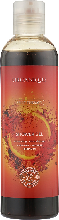 Stimulierendes Duschgel mit Zimt und Glycerin - Organique Spicy Therapy — Bild N1